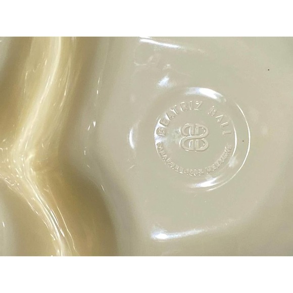 Beatriz Ball Alegria Melamine Double Dip Bowl ~Color: Butter ~Size: Os~ - Picture 5 of 9